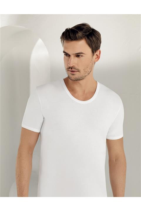 Şahinler Erkek Beyaz 6'lı Paket %100 Pamuk Atlet Me001