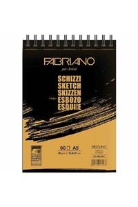 Fabriano Schizzi Sketch Pad Spiralli Eskiz Çizim Defteri 90 Gr. A5 100 Yaprak