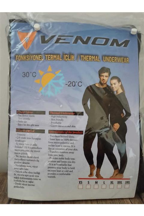 TERMOLITE TERMAL İÇLİK Venom Termal Içlik Alt Üst Tk