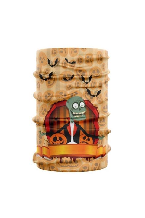 bobaringa Unisex Bej Dijital Baskılı Boyunluk