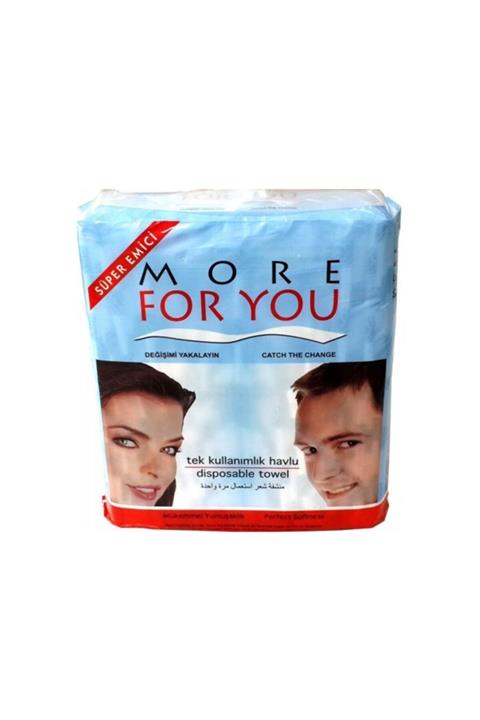 More For You Tek Kullanımlık Havlu 40x80cm - 100 Adet