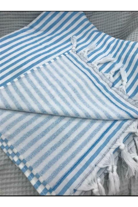 Deneme Zamanı Organik Bambu Pamuk Peştemal Havlu