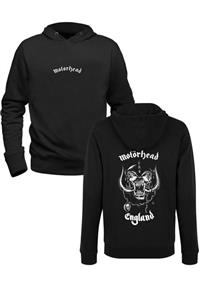 Alfa Tshirt Motörhead Baskılı Siyah Ön Arka Baskılı Sweatshirt