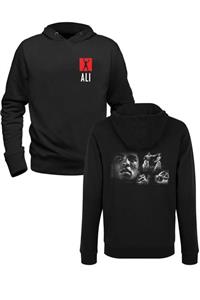 Alfa Tshirt M.ali Dijital Baskılı Siyah Ön Arka Baskılı Sweatshirt