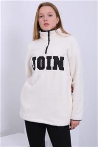 Regno Yumuşak Dokulu Oversize Sweatshirt