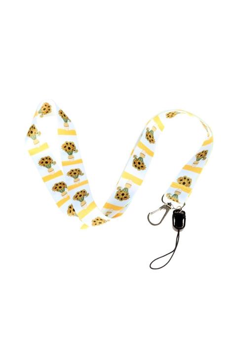 Attach Van Gogh Çiçek Saksı Boyun Askı İpi