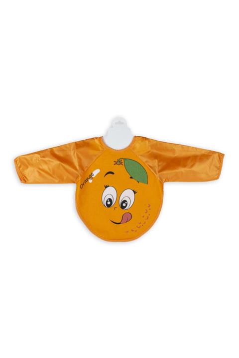 Papatya Baby Kids Kollu Portakal Önlük
