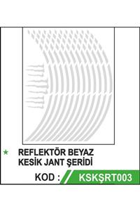 SEVENKARDEŞLER Reflektör Beyaz Kesik Jant Şeridi (kskşrt003)