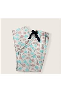 RİNDA Desenli Pamuklu Pijama Alt