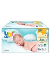 DuyuMarket Uni Baby Yenidoğan Islak Mendil 3x40 Yaprak