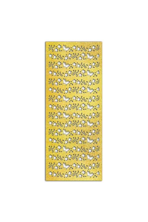 Liar Dekor Liar Ahşap Seperatör (Paravan) - KSP-03 - (10 mm) - (69 cm x 139 cm) - (Gold)