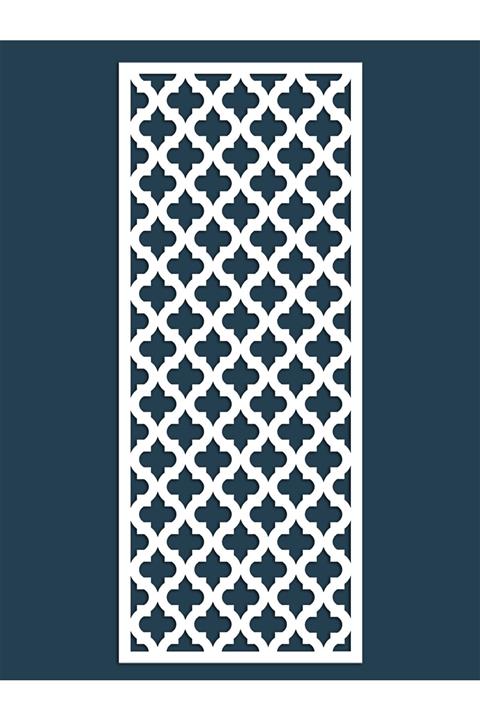 Liar Dekor Liar Ahşap Seperatör (Paravan) - KSP-32 - (10 mm) - (69 cm x 139 cm) - (Beyaz)