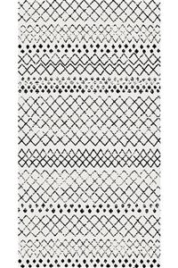 KIVIRCIK HALI Yıkanabilir Pamuk Taban Saçaklı Dijital Baskı Yolluk 100x275 Is-713-b