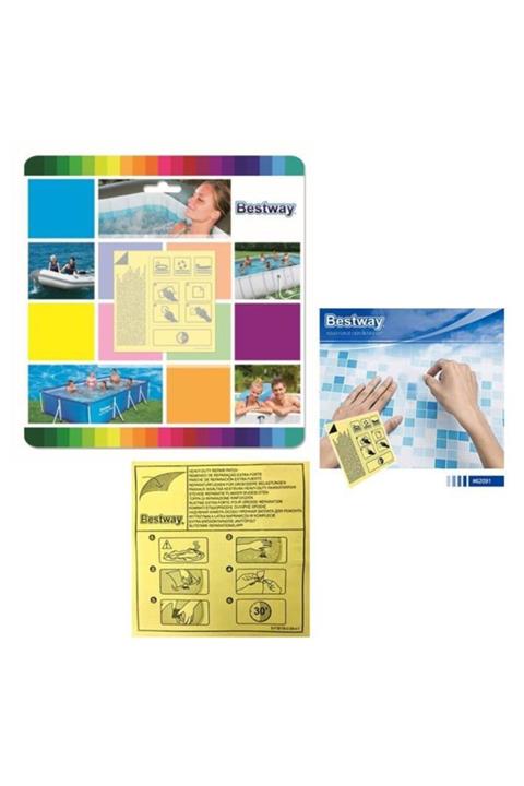 BESTWAY 62091 Şişme Havuz 6,5x6,5 Cm Tamir Yaması