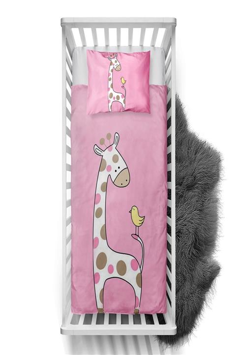 CİCİ TASARIM ÜRÜNLERİ Zürafa Ve Kuş Çocuk Bebek Odası Nevresim Takımı