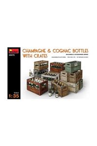 MiniArt 35575 1/35 CHAMPAGNE & COGNAC BOTTLES W/CRATES