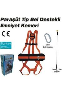 SafeSet Paraşüt Tipi Emniyet Kemeri Bel Destekli