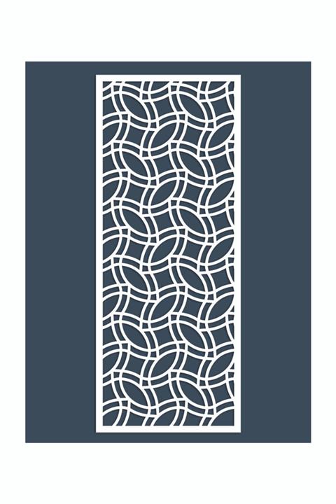 Liar Dekor Liar Ahşap Seperatör (paravan) - Ksp-69 - (10 Mm) (60 Cm X 160 Cm) (beyaz)