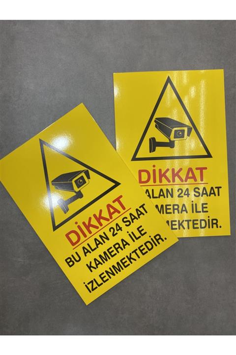 QZT WIFI Güvenlik Kameraları Güvenlik Kamerası Uyarı Levhası