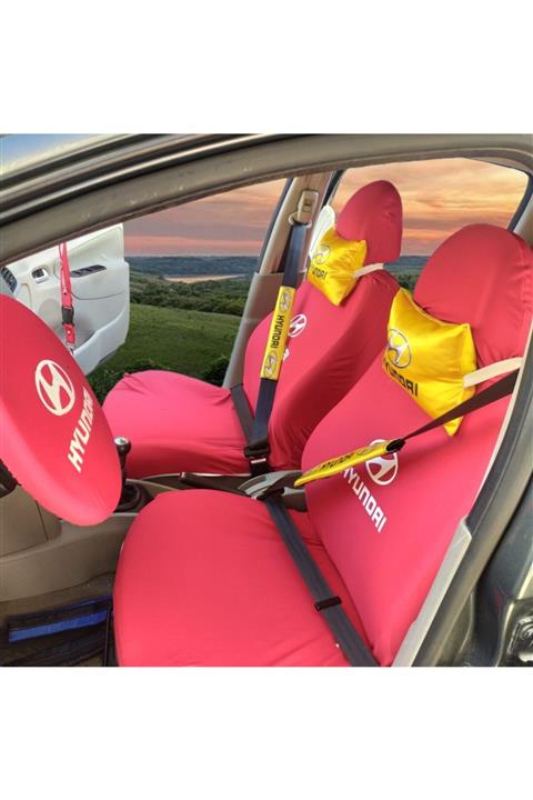 TUSBA MARKET Hyundai Kırmızı Servis Kılıfı Seti / 26 Parça