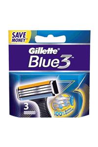 Gillette 3'lü Yedek Blue3 Tıraş Bıçağı