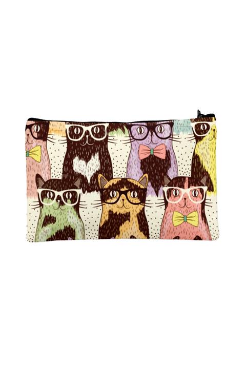 Carali Kadın Pembe Baskılı Makyaj Çantası