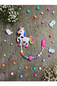 babykitsforyou Pink Unicorn Silikon Diş Kaşıyıcı
