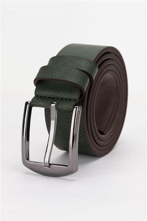 Tudors Yeşil Desenli Erkek Kemer