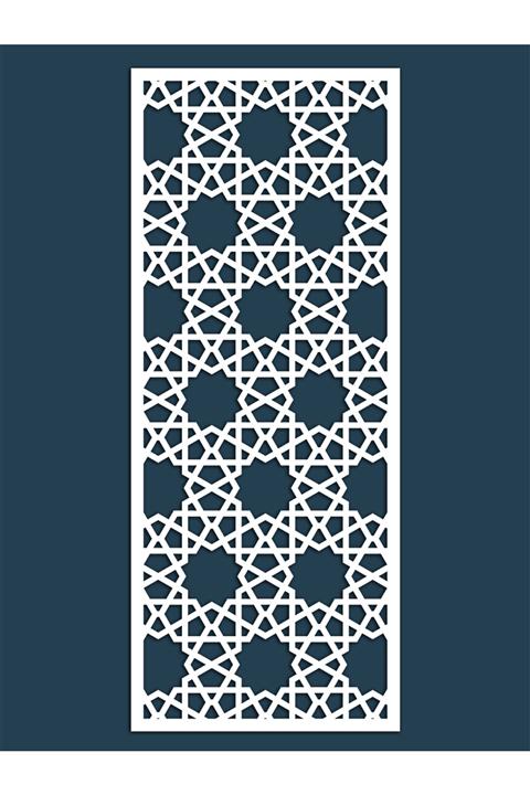 Liar Dekor Liar Ahşap Seperatör (Paravan) - KSP-211 - (18 mm) - (60 cm x 160 cm) - (Beyaz)
