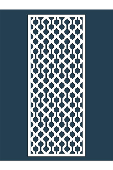 Liar Dekor Liar Ahşap Seperatör (Paravan) - KSP-210 - (10 mm) - (85 cm x 210 cm) - (Beyaz)