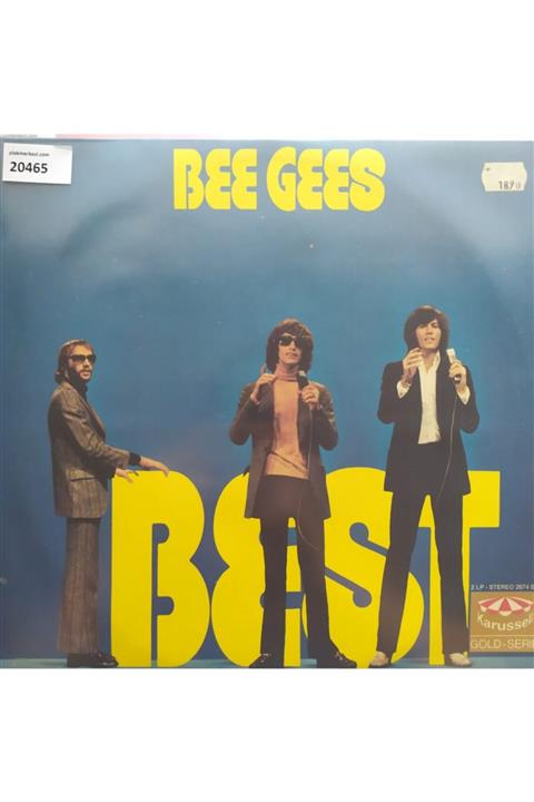 Plak Merkezi Bee Gees Best Çift Plak Açılır Kapak 1973 Almanya Baskı Sırtta Açılma Var Dönem Baskı