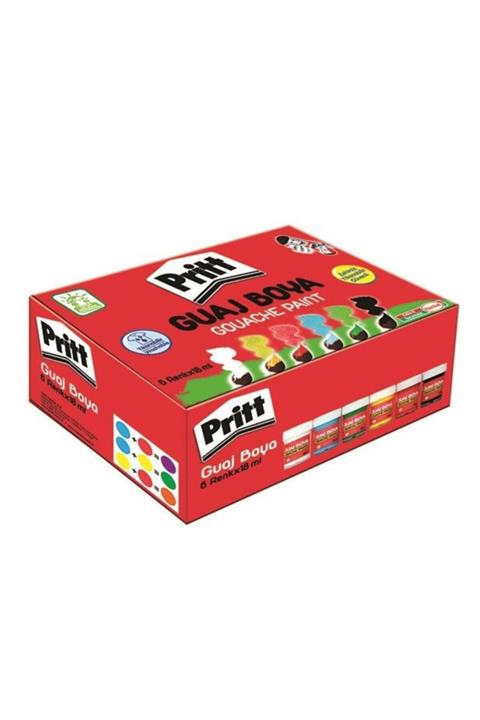 Pritt 6lı Guaj Boya 6 Renk 6x18ml