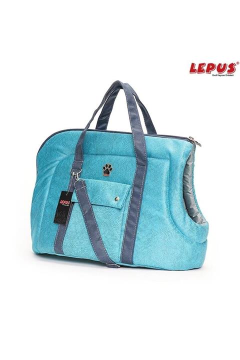 Lepus Su Geçirmez Açık Kedi Ve Köpek Taşıma Çantası Mavi