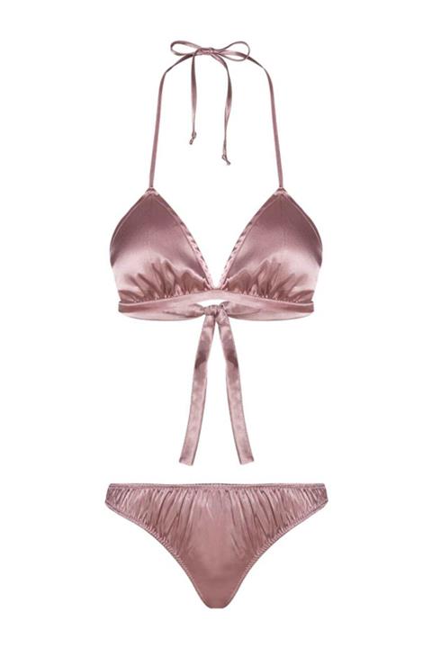 Liquide Lily Saten Iç Çamaşırı Takımı