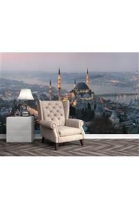 Decoratica 3 Boyutlu Cami Ve Haliç Manzaralı Duvar Kağıdı