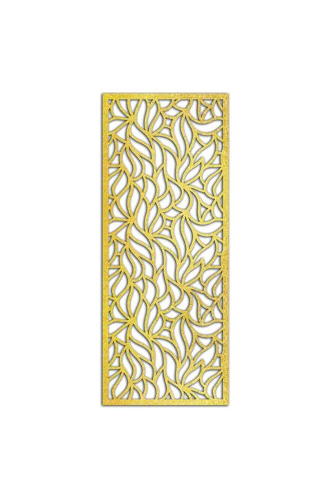 Liar Dekor Liar Ahşap Seperatör (Paravan) - KSP-26 - (18 mm) - (85 cm x 210 cm) - (Gold)