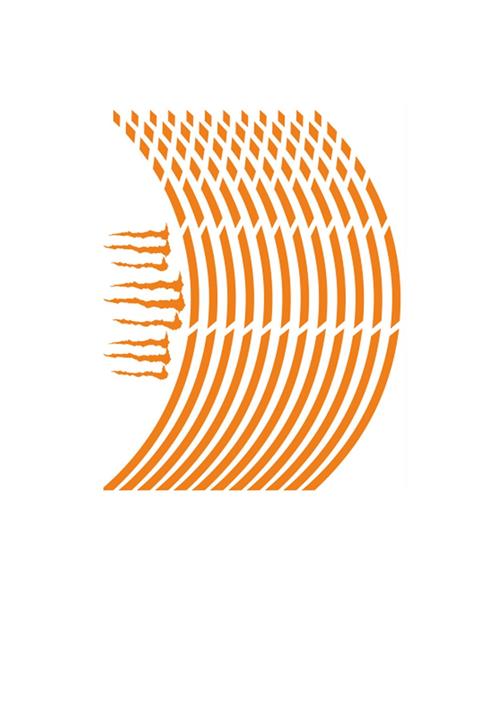 SEVENKARDEŞLER Reflektör Turuncu Kesik Jant Şeridi (kskşrt006)