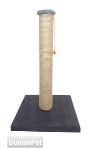 Dumanpet Gri Kedi Tırmalama Tahtası 47x29x29 cm t-1]