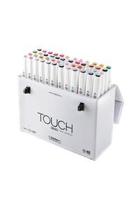 Touch Twin Brush Marker Fırça Uçlu Marker Seti 48 Renk