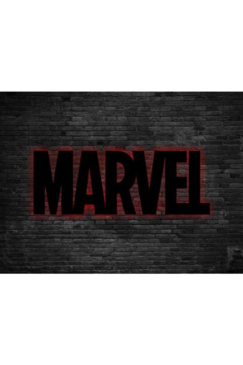 Prodizayn Tasarım Marvel Ledli Ahşap Tablo