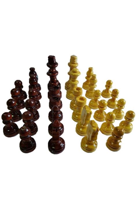 OTTOMAN GAMES El Yapımı Şimşir Satranç Taşı Büyük Boy 03