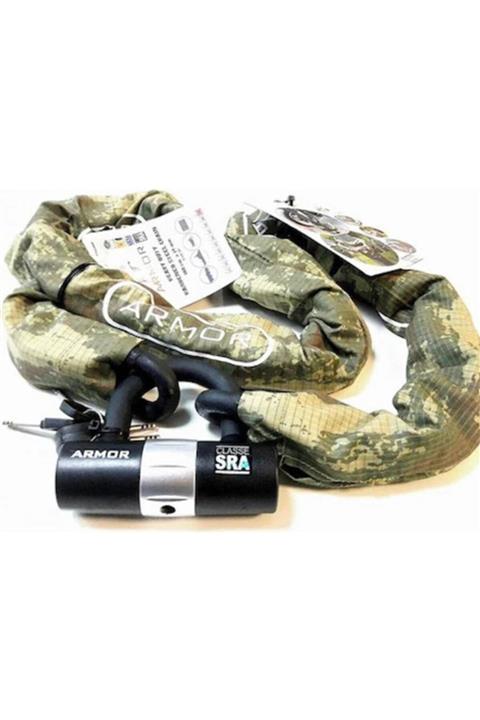 Armor 710 Mv Military Çelik Zincir Kilit 8mmx1,80mt