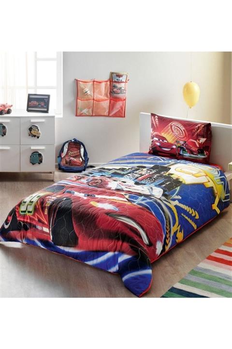 Lisanslı Taç Disney Cars Complete Set Tek Kişilik