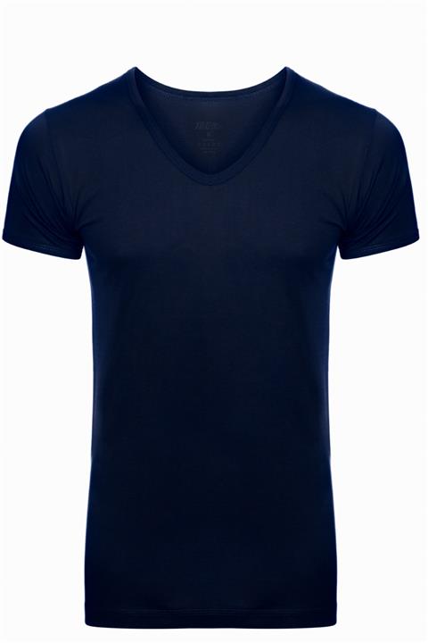 TOLIN Erkek Lacivert Modal V Yaka Fanila 3176l