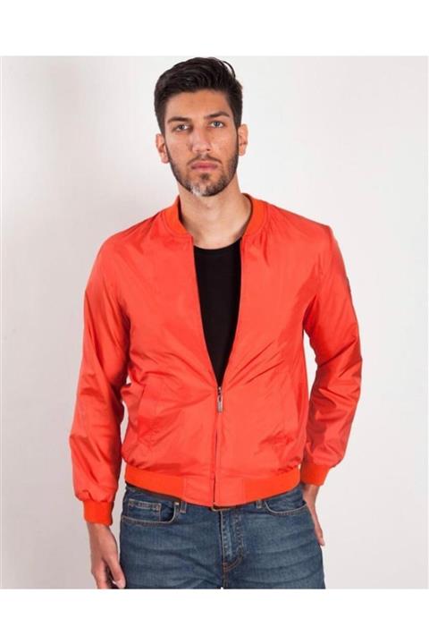 Lowwa Erkek Turuncu Slım Fıt Pilot Yaka Mont Efym105