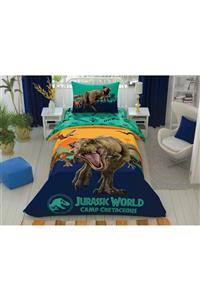 Taç Jurassic World Camp Tek Kişilik Nevresim Takımı