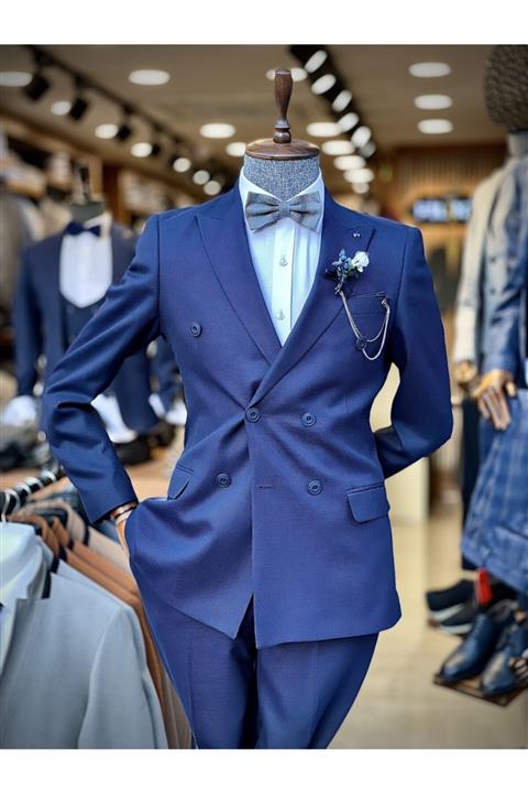 fabio mezzo Kruvaze Takım Elbise