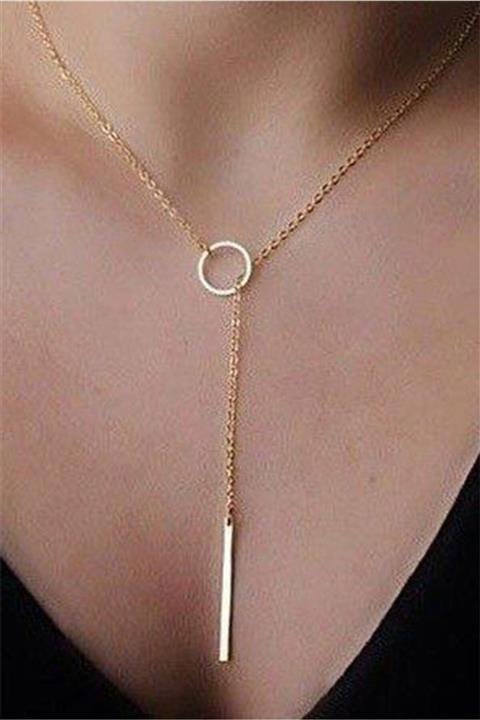 Aria's Closet Kadın Gold Zincirli Fantezi Aksesuar 0183