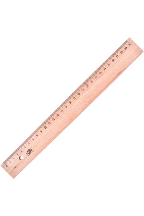 HATAS 0035 30 Cm.tahta Cetvel