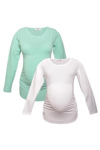MYRA by LuvmaBelly Luvmabelly Myra2306_2308 Hamile Tshirt Seti